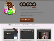 Tablet Screenshot of cacaoweb.org